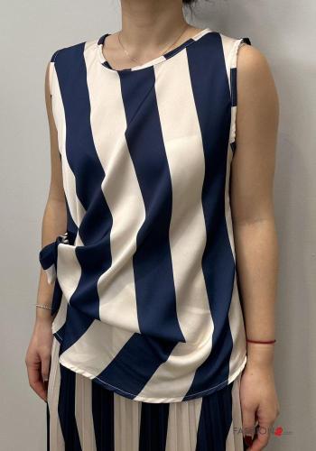 Striped Top with knot