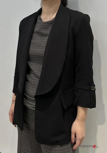 Blazer maniche lunghe con bottoni con tasche - ph 1