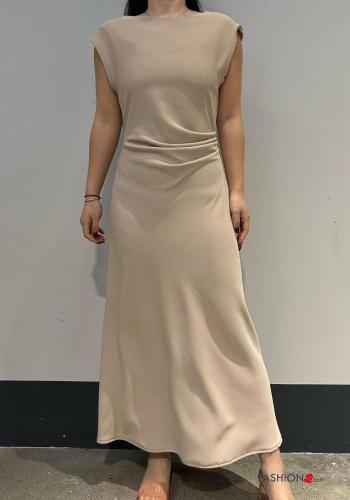 short sleeve backless long Dress - ph 1