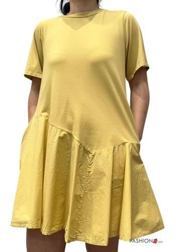 Kleid aus Baumwolle mit Taschen