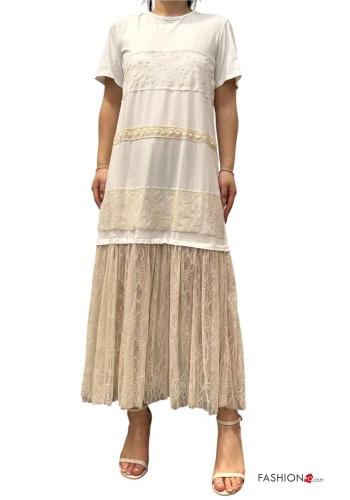 Abito in Cotone pizzo