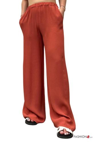 Pantalones con bolsillos con elástico