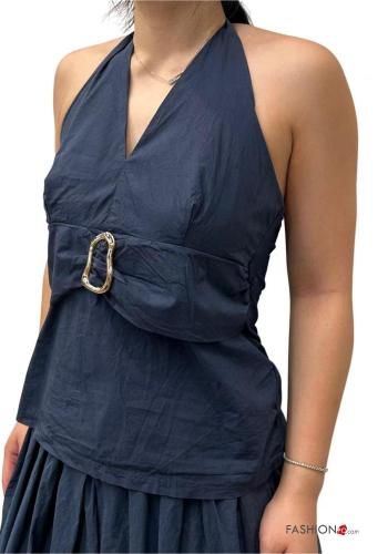 verstellbarer Tank-Top aus Baumwolle mit knoten