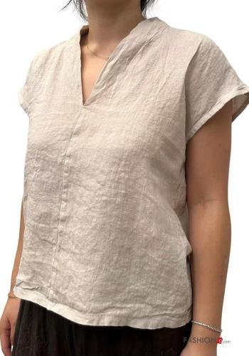 Bluse aus Leinen