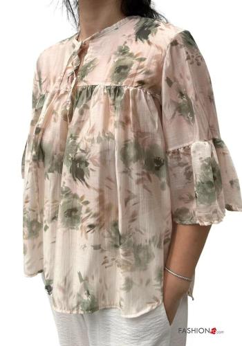 Blusa regolabile Fantasia floreale