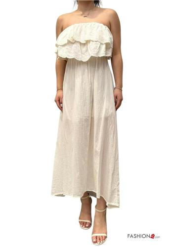 Abito in Cotone con fodera con elastico