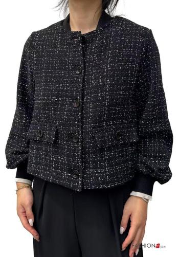 Cotton Bolero with buttons