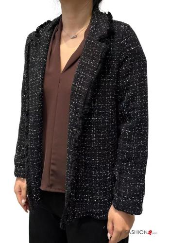 lurex long sleeve Cotton Jacket - ph 1