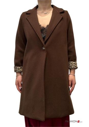 long sleeve Coat with buttons with lining