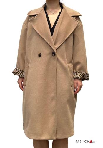 Manteau avec poches avec doublure à boutons - ph 1