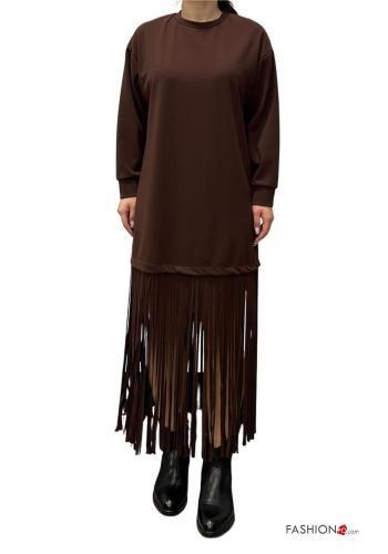 Dress with fringe