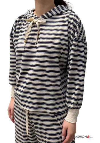 Striped Cotton Sweatshirt - ph 1