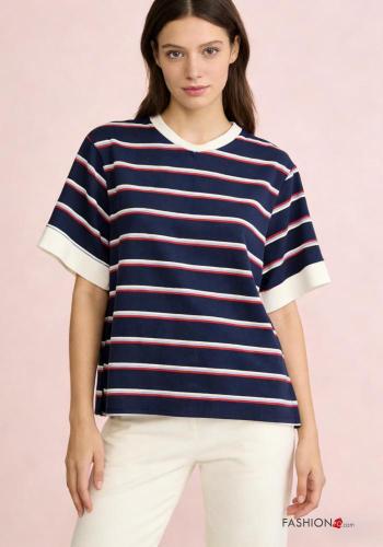 Striped Cotton T-shirt