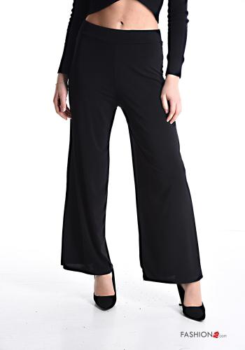 wide leg Trousers with elastic