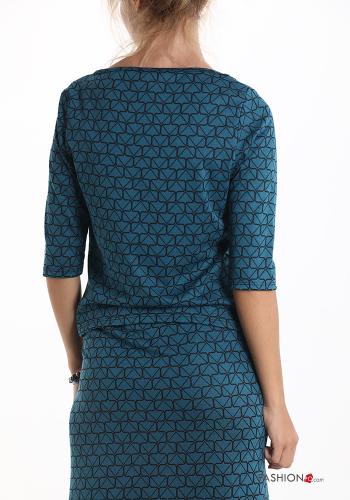 Maglietta a manica lunga Fantasia geometrica - ph 2