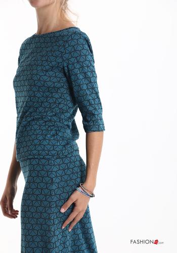 Maglietta a manica lunga Fantasia geometrica - ph 3