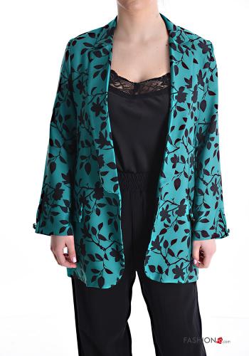 Blazer Fantasia floreale con fodera - ph 1
