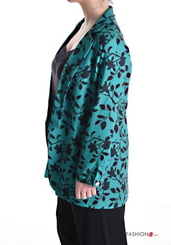 Blazer Fantasia floreale con fodera - ph 3