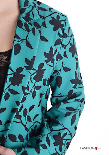 Blazer Fantasia floreale con fodera - ph 4