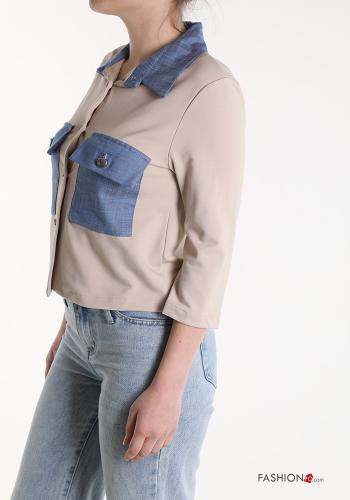 Chaqueta con botones manga tres cuartos - ph 3