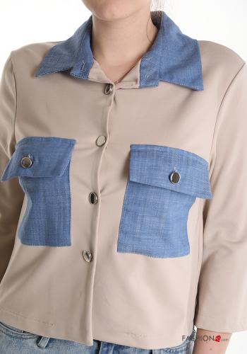 Chaqueta con botones manga tres cuartos - ph 4