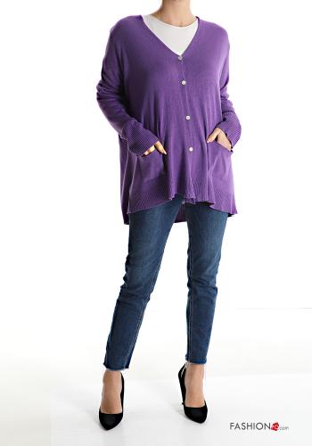 Cardigan with buttons with pockets - ph 5