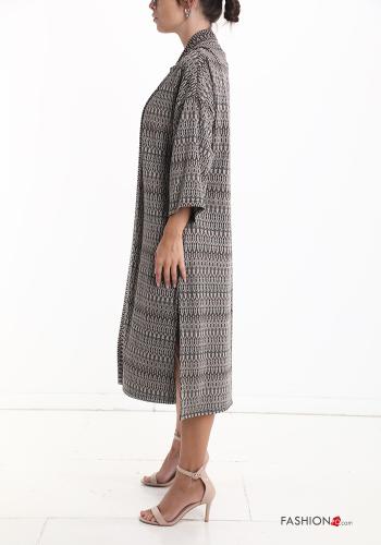 Blouson léger à Imprimé Géométrique avec fonte - ph 3