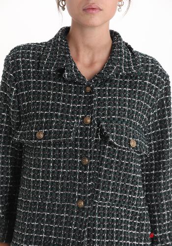 Jacke aus Baumwolle mit Knöpfen mit Taschen - ph 4