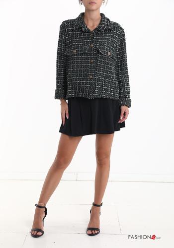 Jacke aus Baumwolle mit Knöpfen mit Taschen - ph 5