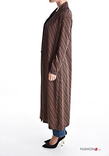 Streifenmuster Duster-Mantel - ph 3