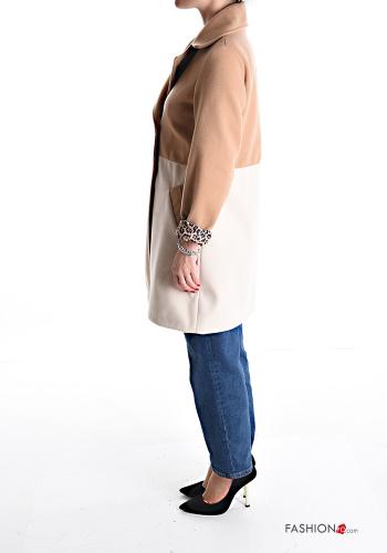 double-breasted Coat with pockets with lining - ph 3