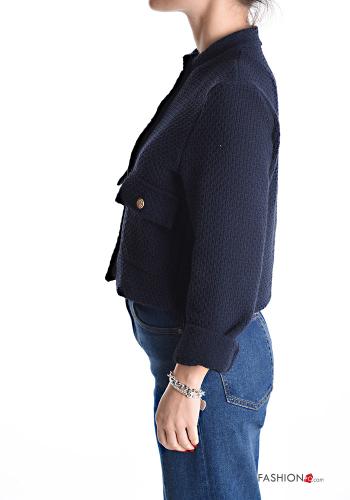 Giacca in Cotone con bottoni con tasche - ph 3