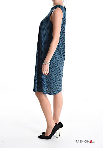 Striped knee-length Sleeveless Dress - ph 3