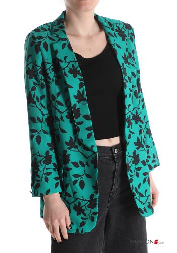 Blazer Floral com forro