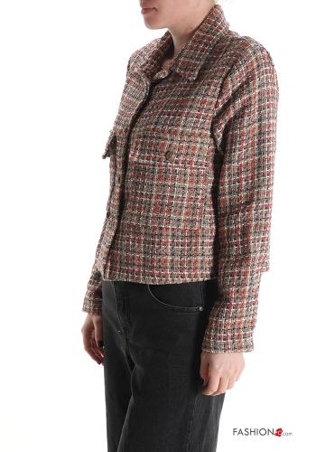 Chaqueta de Algodón con cuello con botones con bolsillos - ph 3