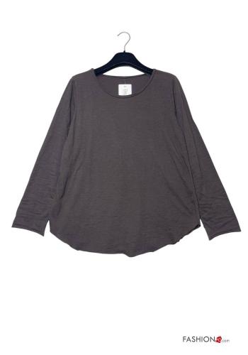 Langarmshirt aus Baumwolle
