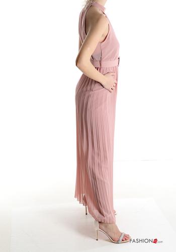 Combinaison sans manches plissé wide leg avec ceinture - ph 3