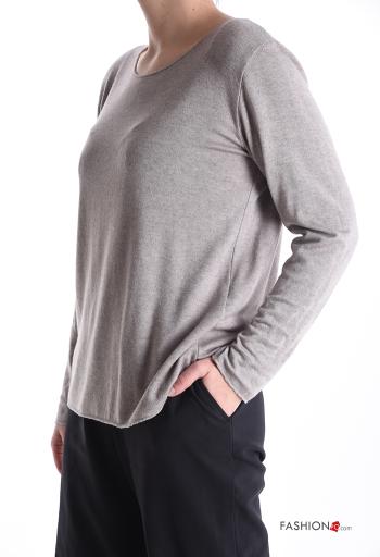 Maglione in Misto Lana maniche lunghe girocollo - ph 3