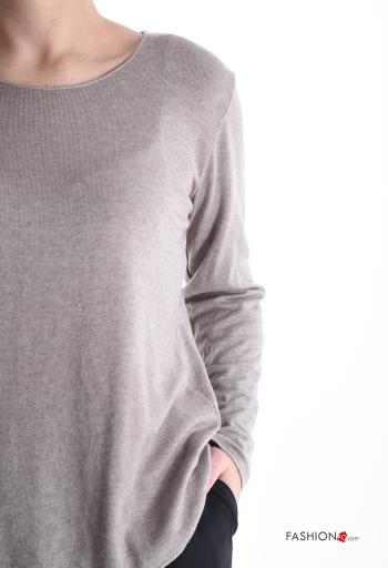 Maglione in Misto Lana maniche lunghe girocollo - ph 4