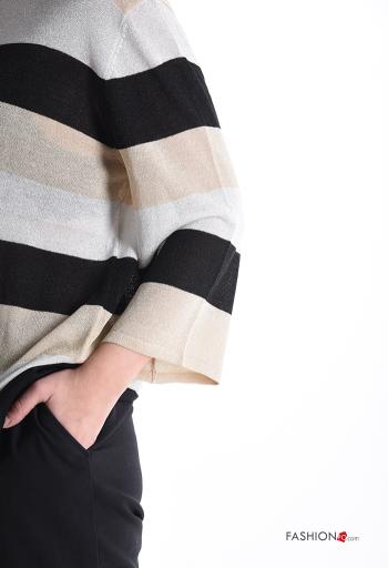 Striped long sleeve crew neck Sweater - ph 4