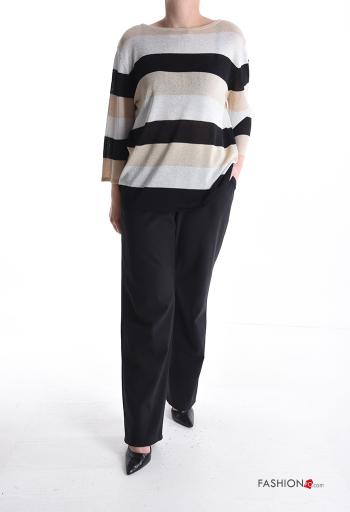 Striped long sleeve crew neck Sweater - ph 5