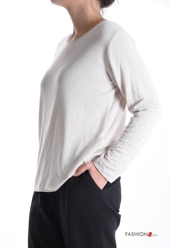 Maglione in Misto Lana maniche lunghe girocollo - ph 3