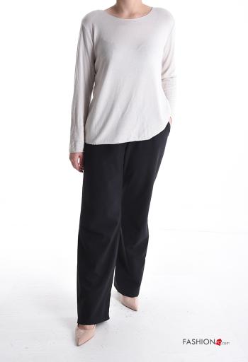 Maglione in Misto Lana maniche lunghe girocollo - ph 5