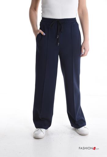Pantalone sportivo con tasche con elastico