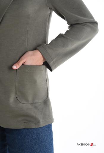Giacca maniche lunghe con bottoni con tasche - ph 4
