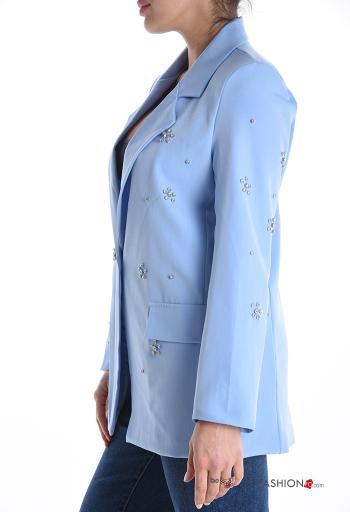 Blazer con bottoni con strass - ph 3