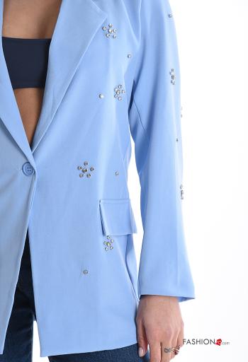 Blazer con bottoni con strass - ph 4