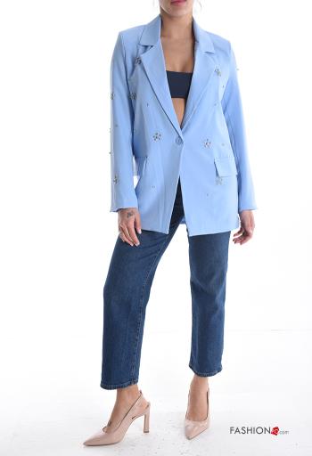 Blazer con bottoni con strass - ph 5