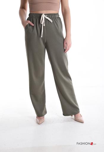 Pantalone sportivo con tasche con elastico - ph 1