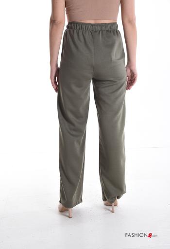 Pantalone sportivo con tasche con elastico - ph 2